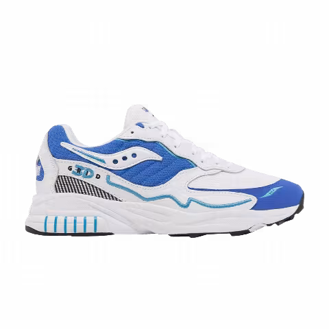 Saucony 3D Grid Hurricane 'White Royal' Sample