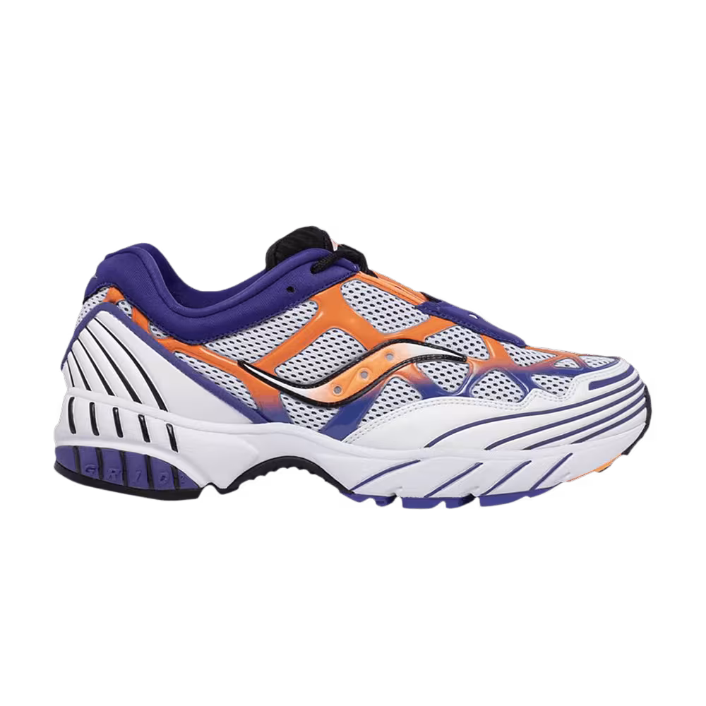 Saucony Grid Web White ViZiOrange