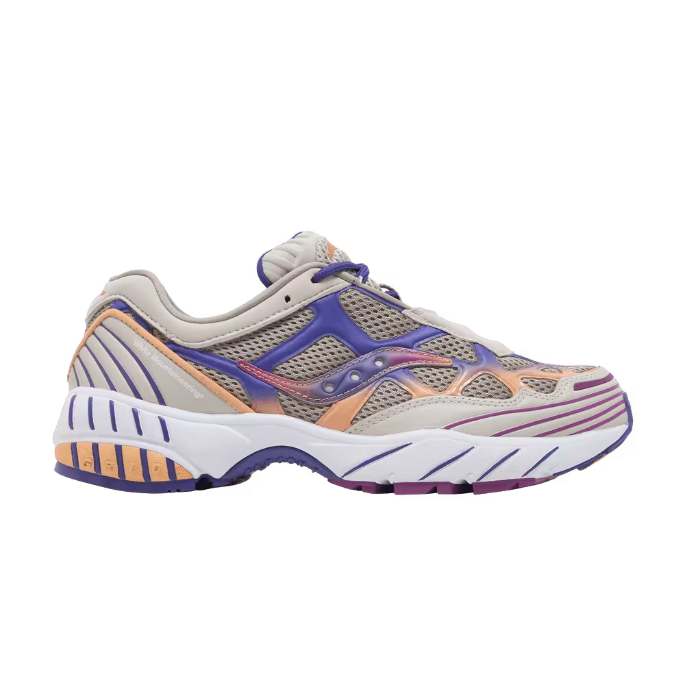 White Mountaineering x Saucony Grid Web Purple Orange