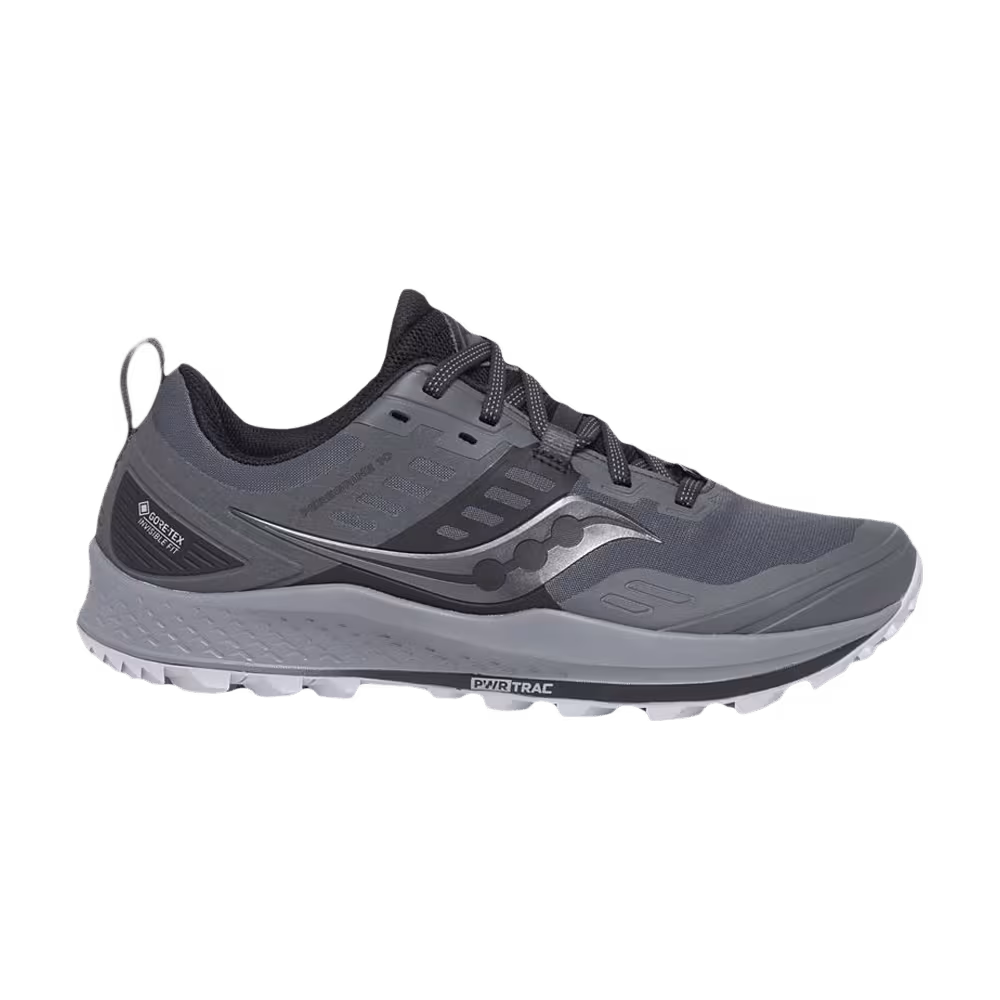 Saucony Women's Peregrine 10 GTX Black Grey