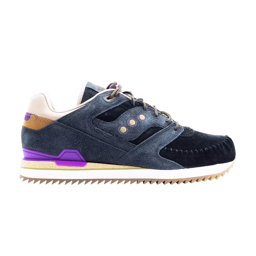Lapstone and Hammer x Saucony Courageous Moc Two Rivers - Black Sand