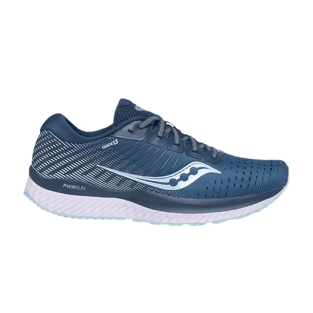 Saucony Women's Guide 13 Wide Blue Aqua
