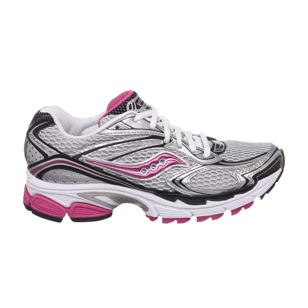 Saucony Women's ProGrid Guide 4 Silver Black Pink