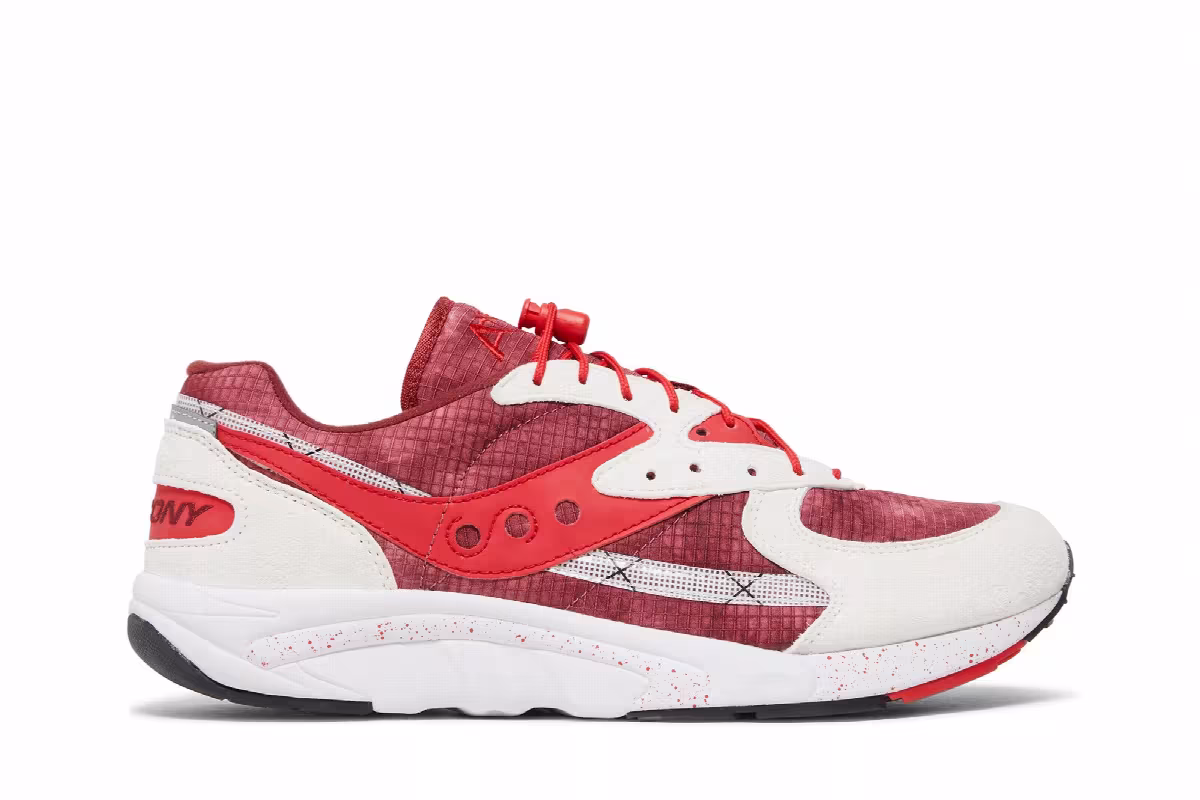 Saucony Aya Tie Dye Red, view 2