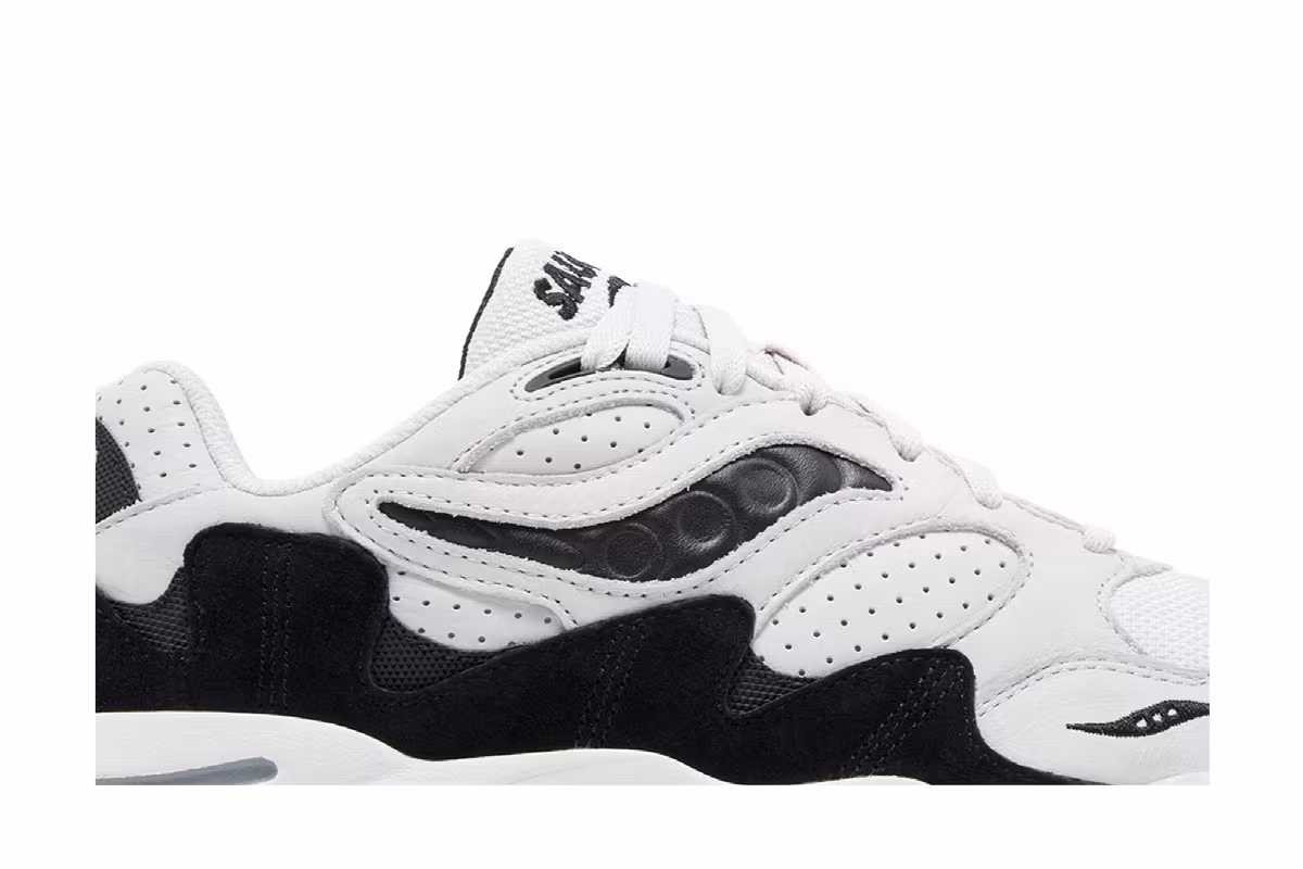 Saucony Grid Shadow 2 Grey White Black, view 3
