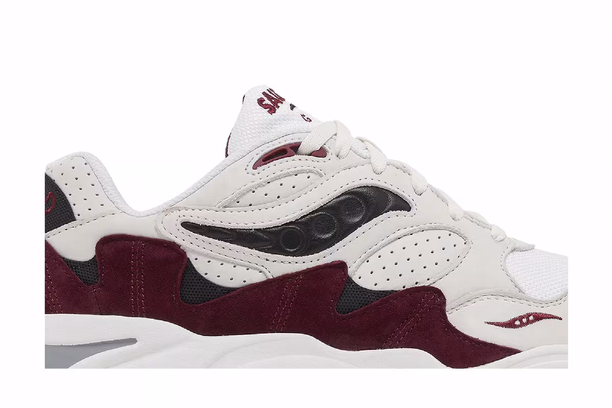 Saucony Grid Shadow 2 White Red, view 3