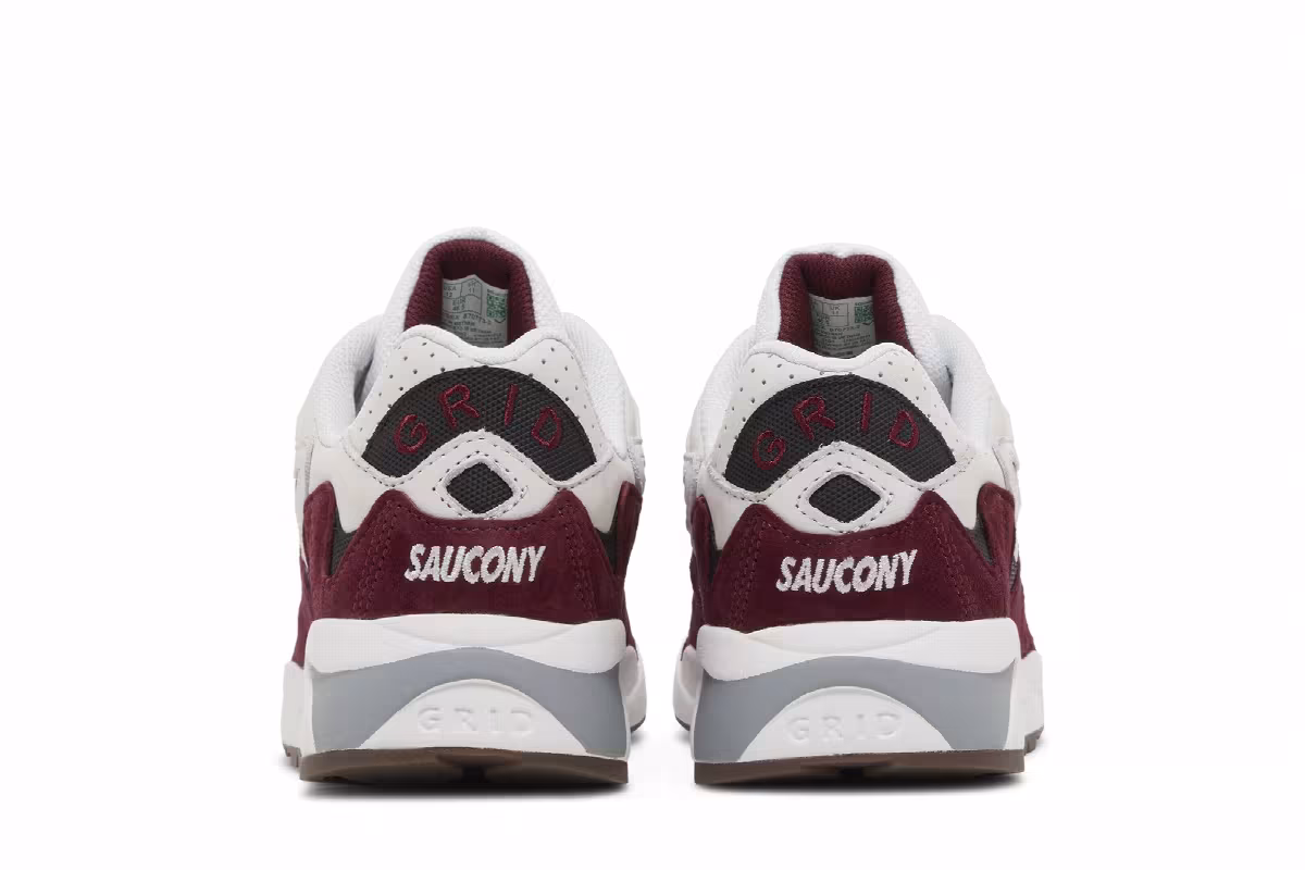 Saucony Grid Shadow 2 White Red, view 7