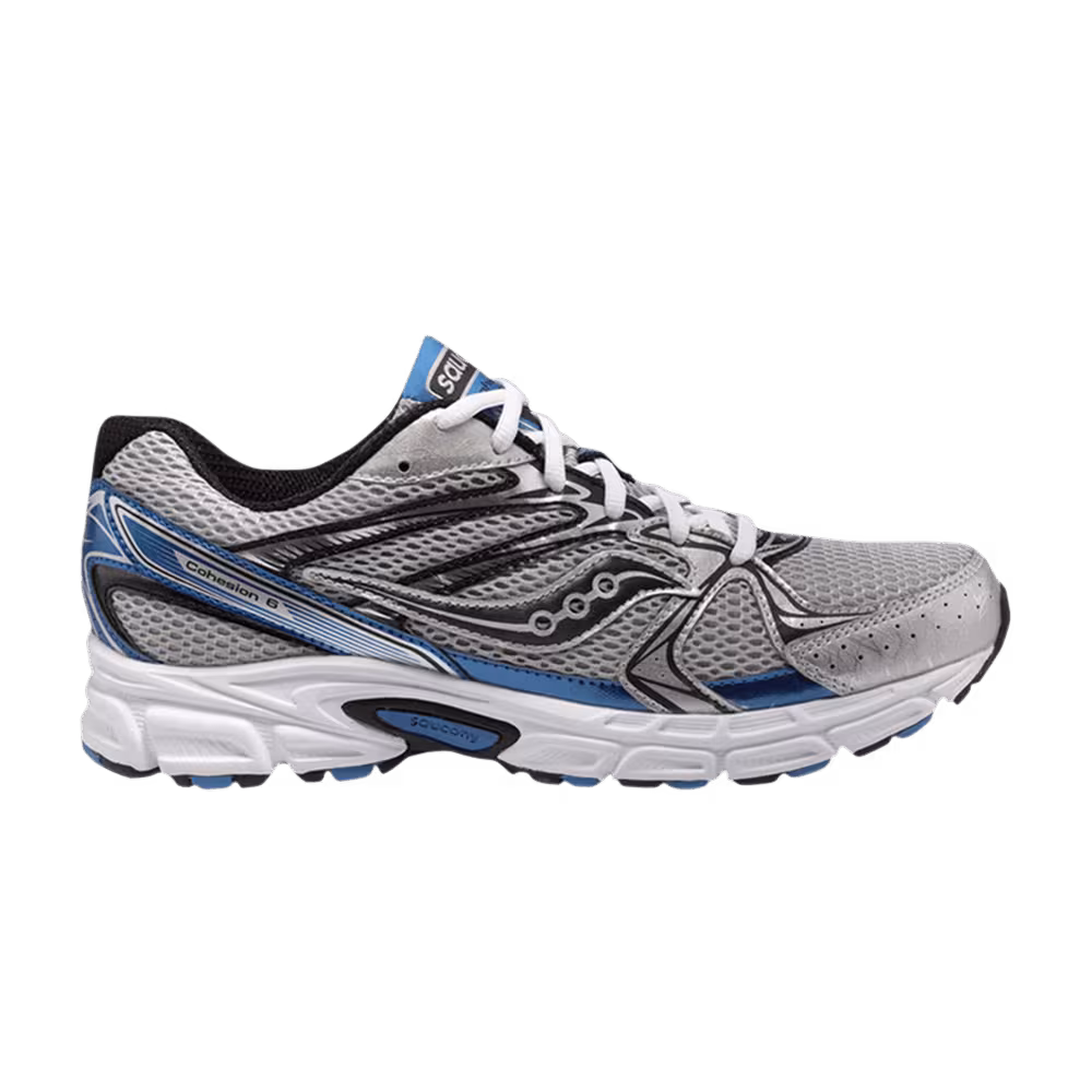 Saucony Grid Cohesion 6 Wide Silver Royal
