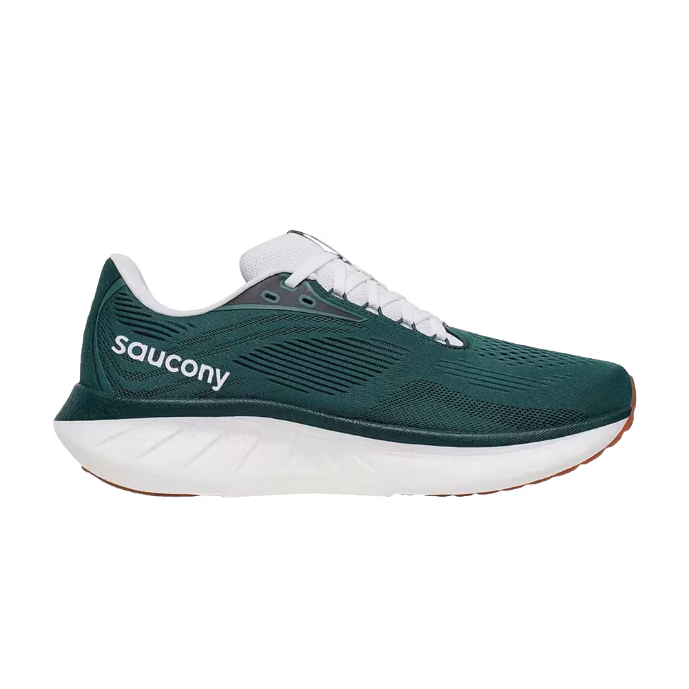 Saucony Ride 18 Pine White