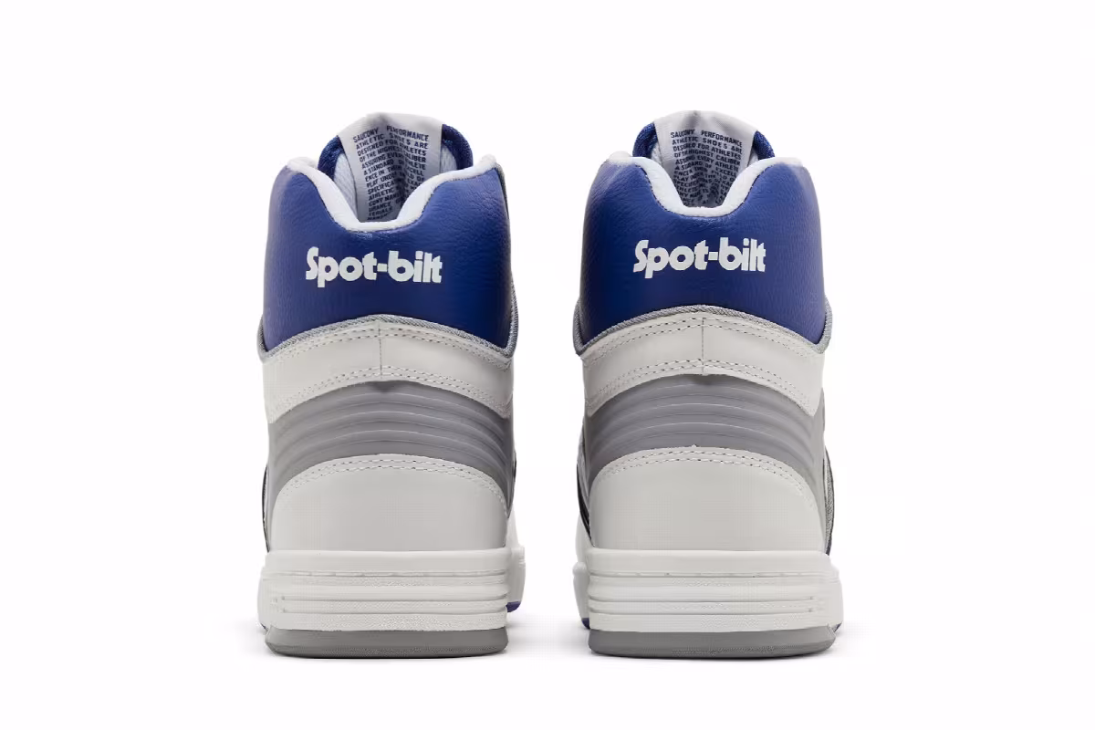 Saucony Spot-Bilt Sonic High White Royal, view 7