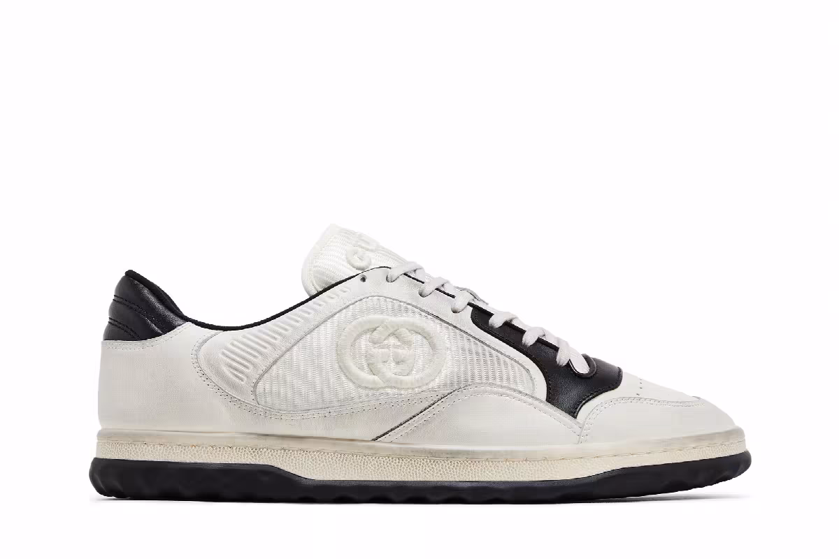 Gucci MAC80 Sneaker Off White Black, view 2