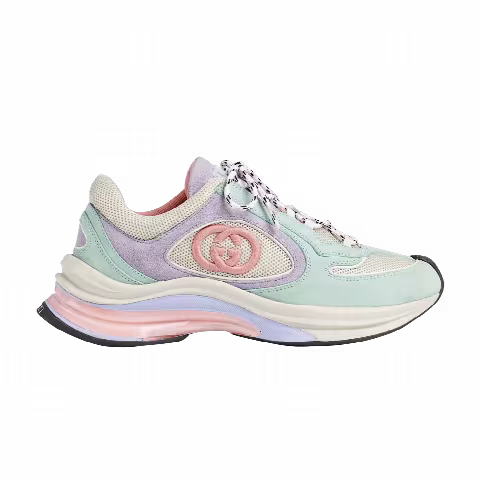 Gucci Wmns Run Sneaker 'Turquoise Lilac'
