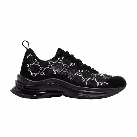 Gucci Wmns Run Sneaker 'GG Crystal - Black'