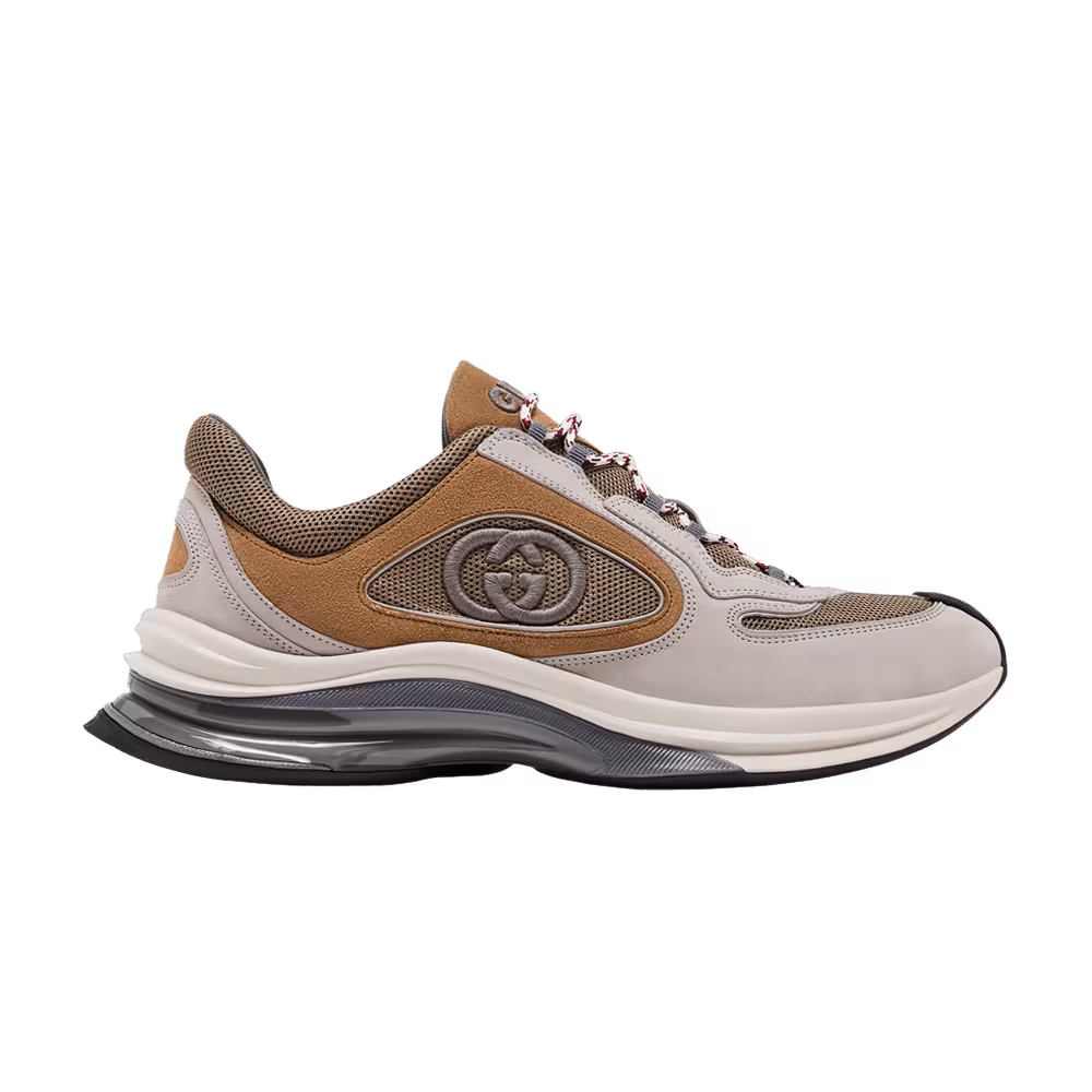 Gucci Run Sneaker Light Grey Brown
