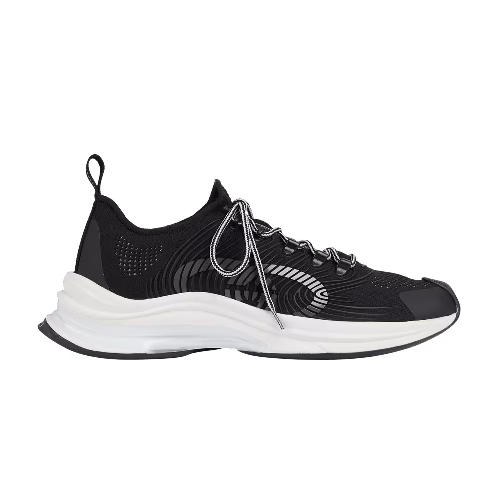 Gucci Run Sneaker Black White