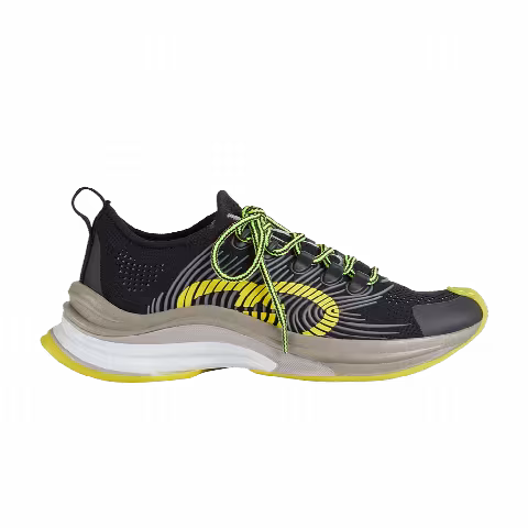Gucci Wmns Run Sneaker 'Black Yellow'
