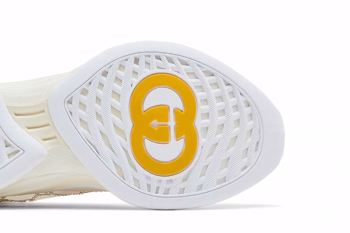 Gucci Women's Run Sneaker GG Crystal - White, view 6
