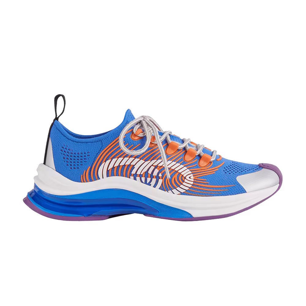Gucci Women's Run Sneaker Blue Orange
