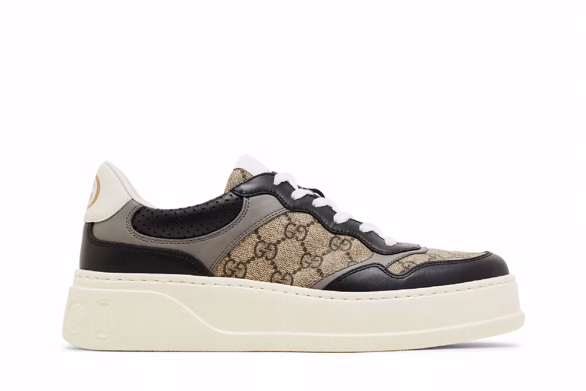Gucci GG Supreme Sneaker Beige Ebony, view 2