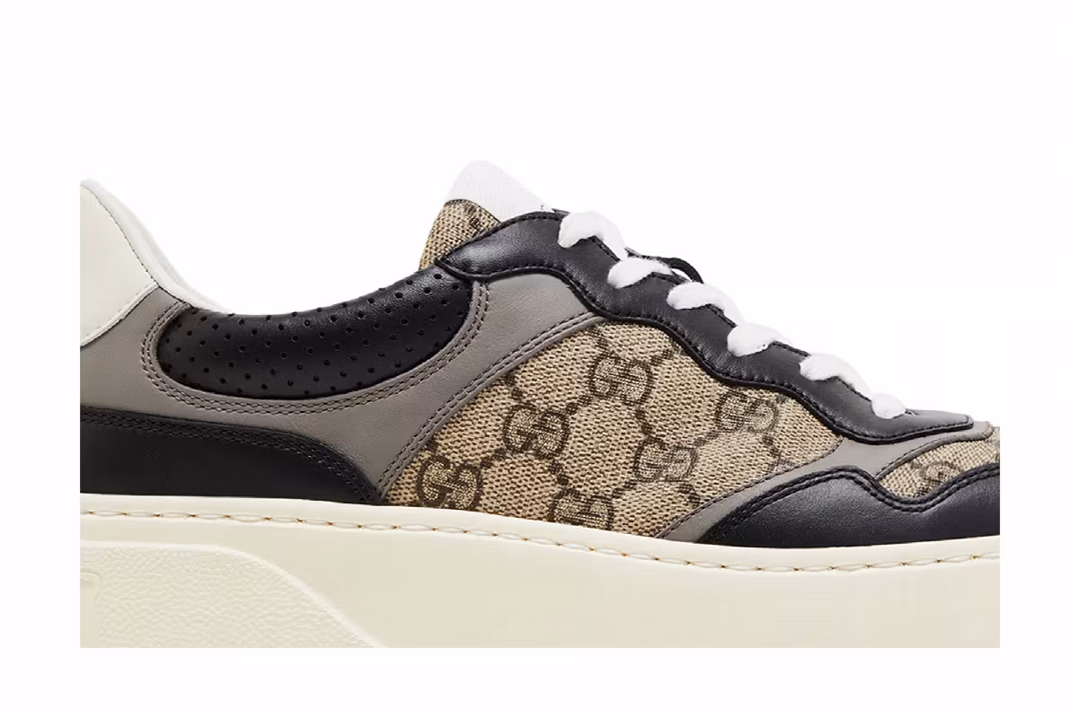 Gucci GG Supreme Sneaker Beige Ebony, view 3
