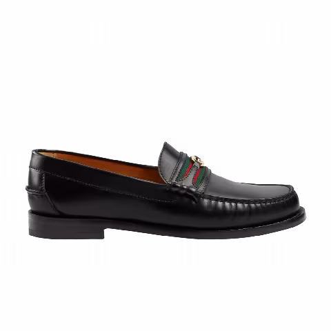 Gucci Kaveh Loafer 'Black Green Red'