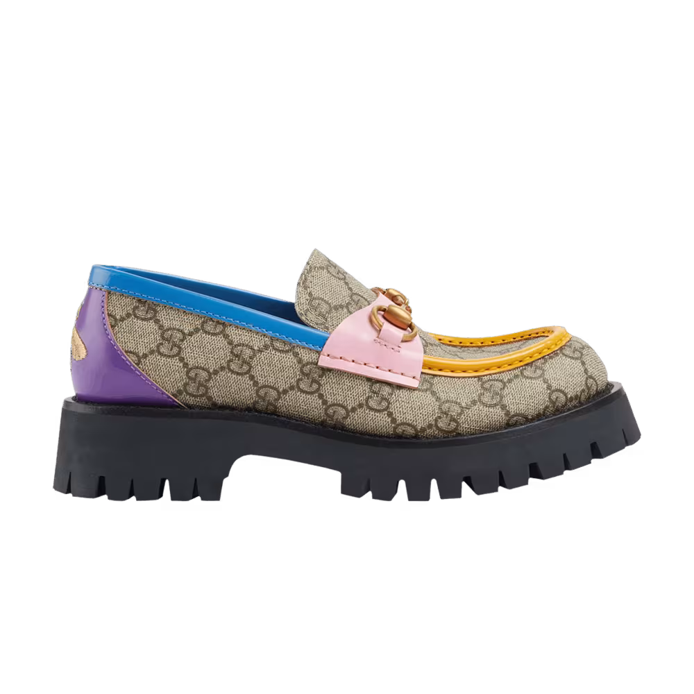 Gucci Women's Horsebit Loafer GG Monogram - Beige Multi-Color