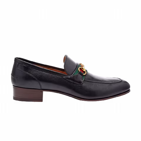 Gucci Horsebit Web-Stripe Loafer 'Black'