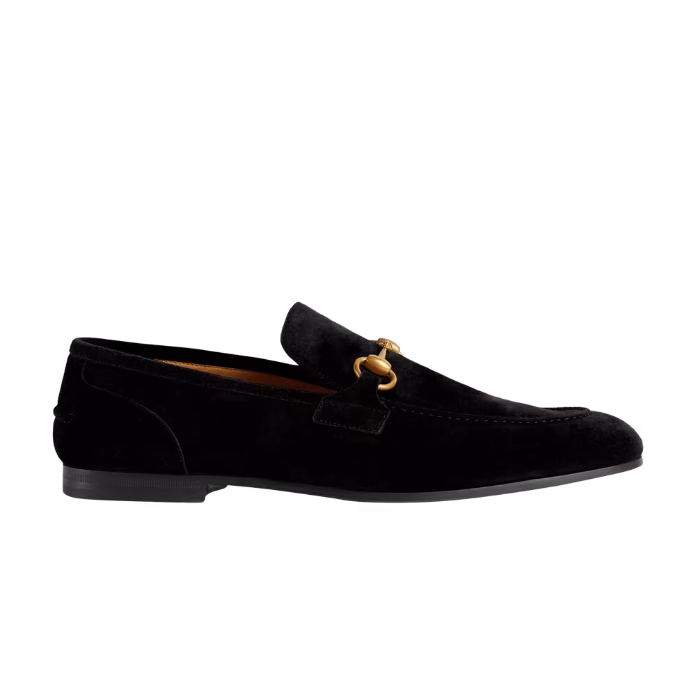 Gucci Jordaan Loafer Black Suede