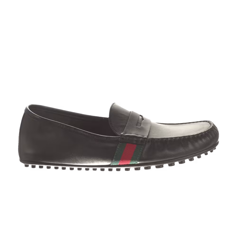 Gucci Loafer Black Green Red