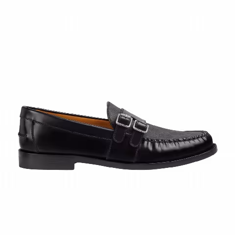 Gucci Buckle Loafer 'GG Monogram - Black'