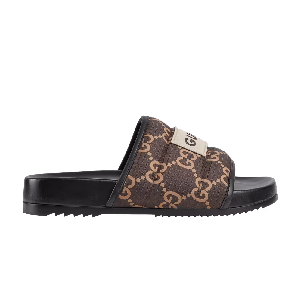 Gucci GG Slide Sandal Ebony