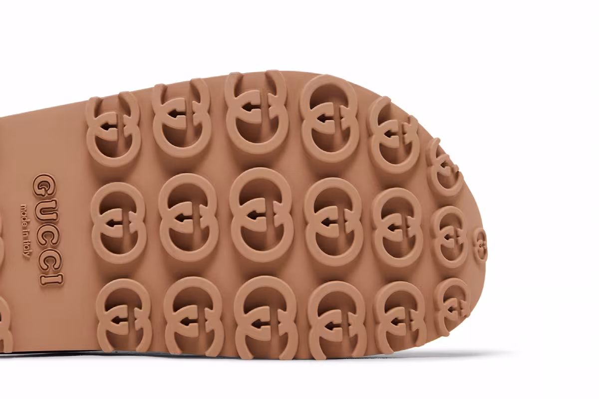 Gucci Sandal Interlocking G - Vintage Camel, view 6