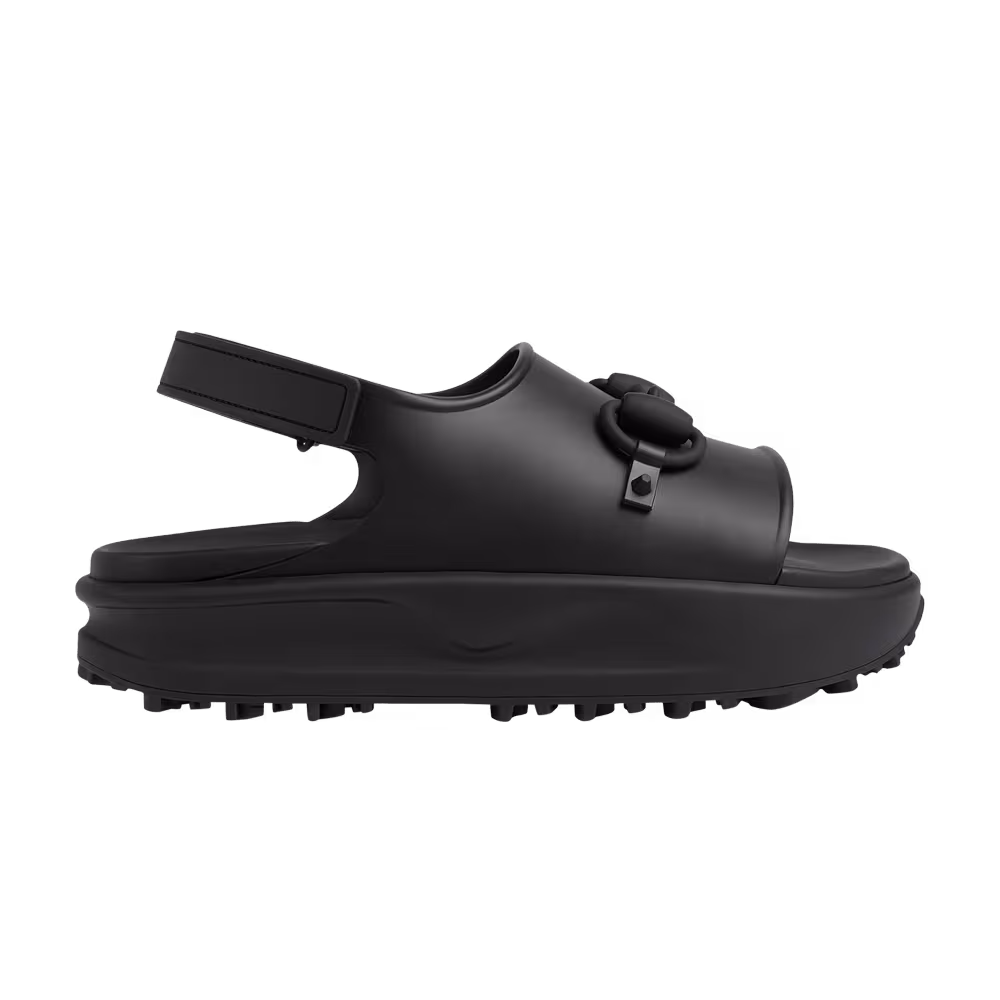 Gucci Horsebit Flatform Sandal Black