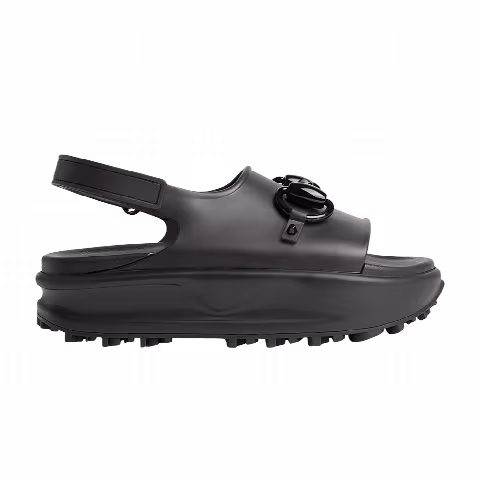 Gucci Wmns Horsebit Flatform Sandal 'Black'