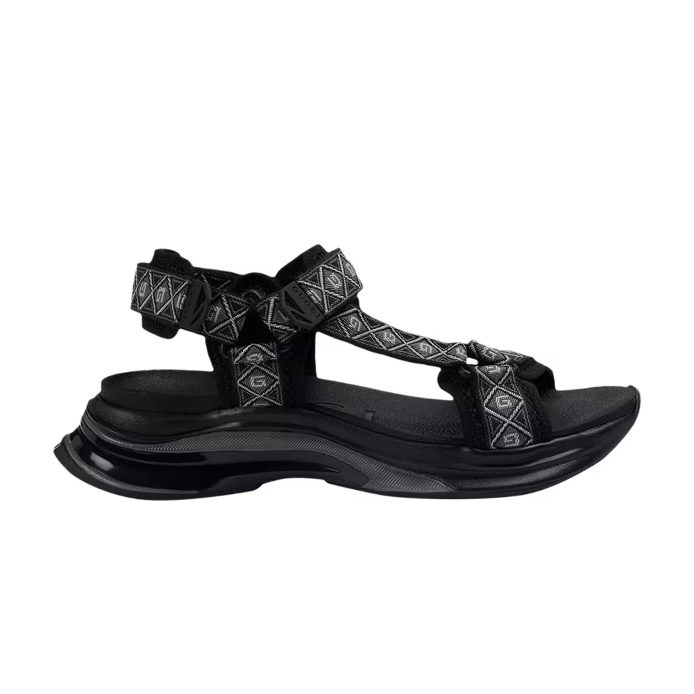Gucci Run Sandal Black Grey