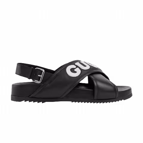 Gucci Crossover Sandal 'Black White'