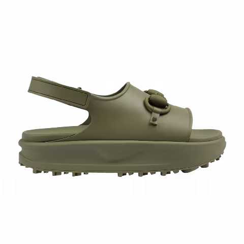 Gucci Horsebit Flatform Sandal 'Green'