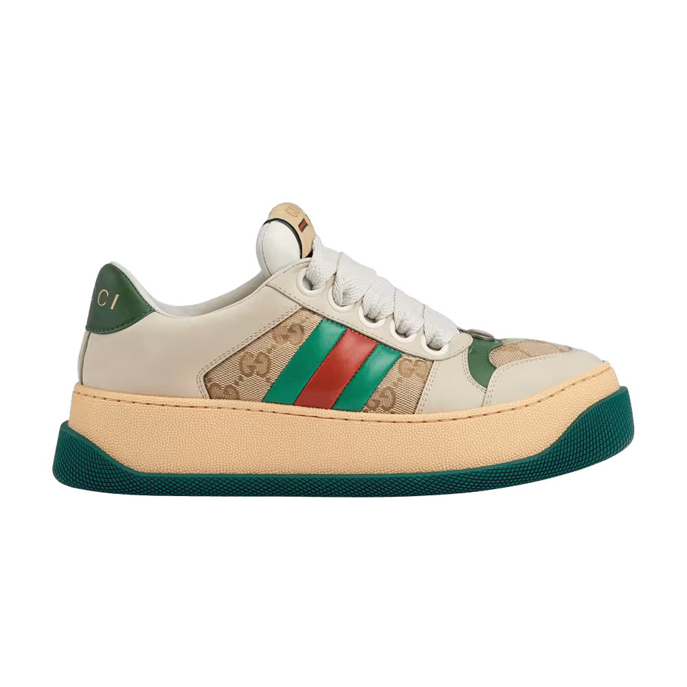 Gucci Women's Screener GG Motif - Beige Green
