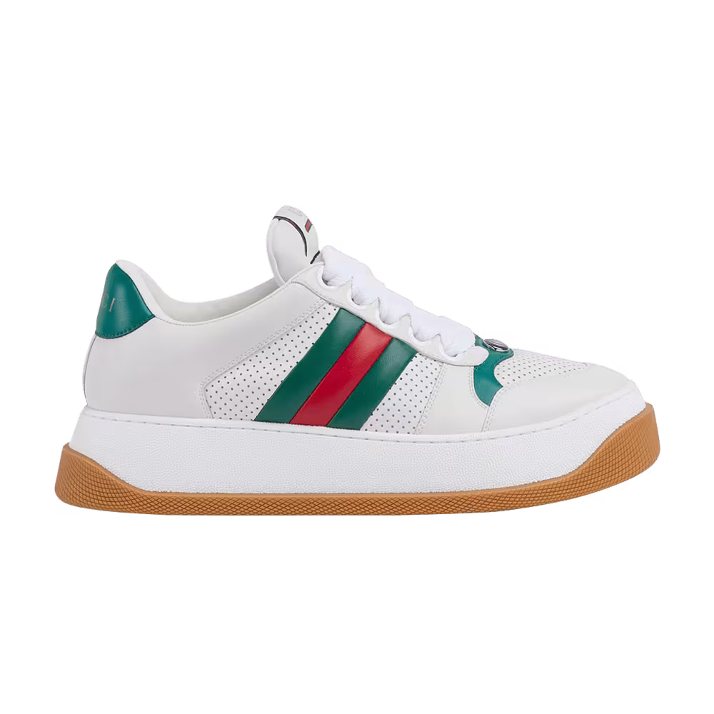Gucci Web Screener White Green Red