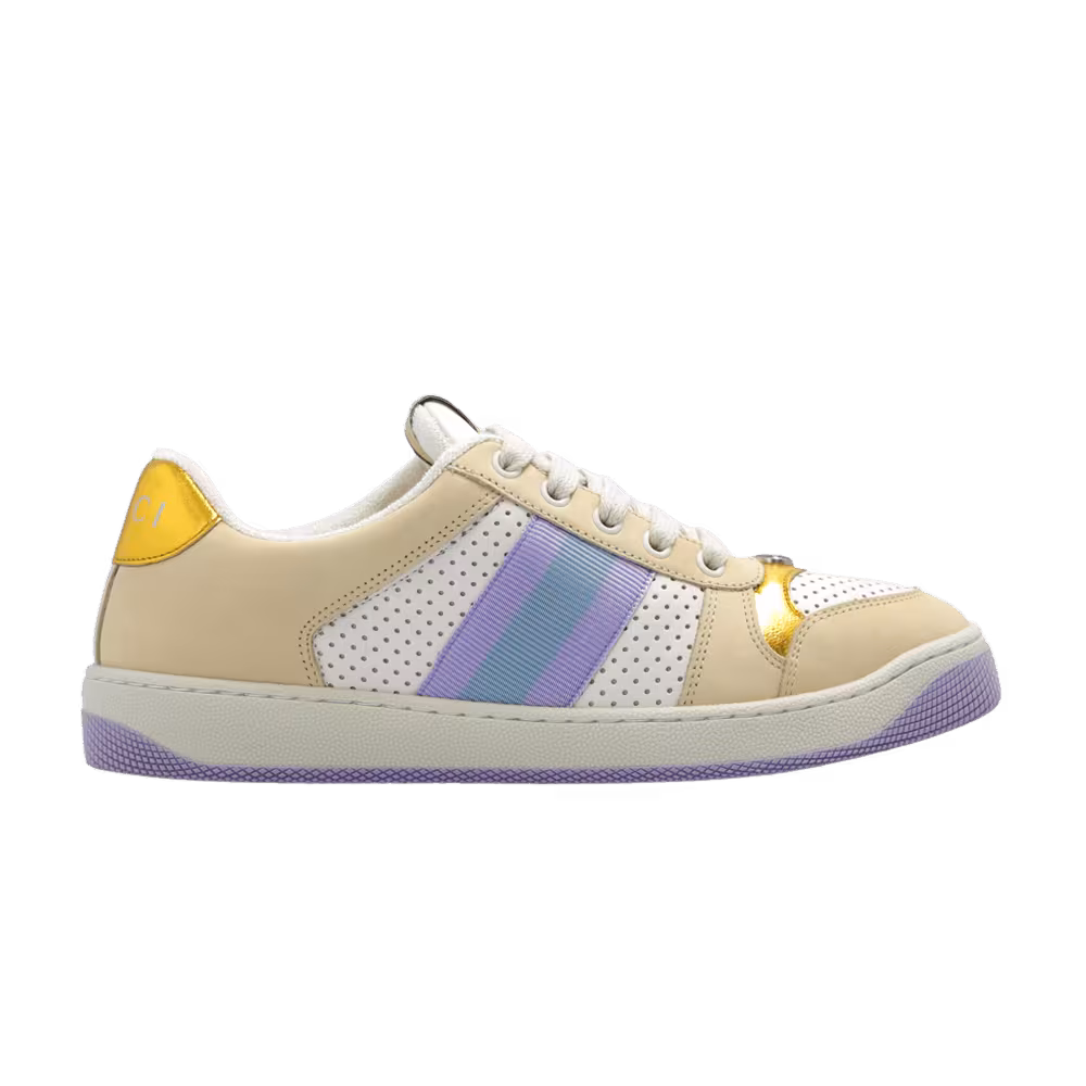 Gucci Women's Screener Beige Purple