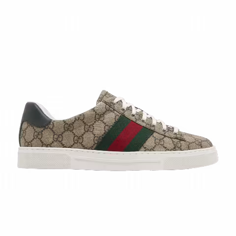 Gucci Ace 'GG Crystal Canvas - Beige'