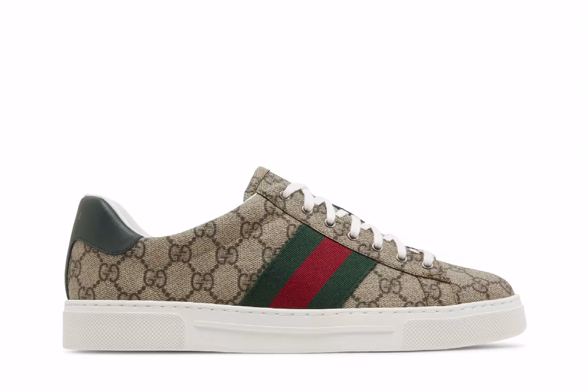 Gucci Ace GG Crystal Canvas - Beige, view 2