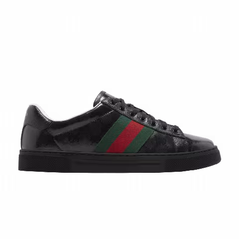 Gucci Ace 'GG Crystal Canvas - Black'