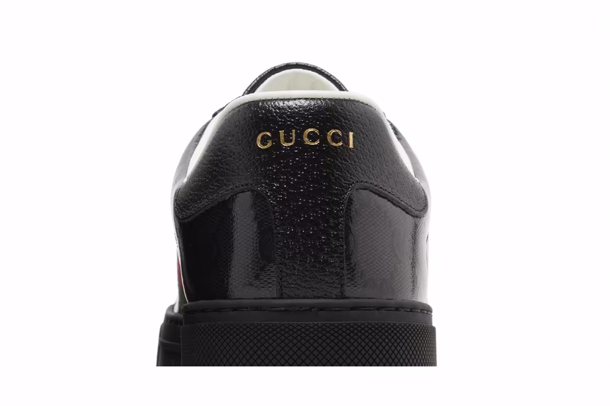 Gucci Ace GG Crystal Canvas - Black, view 8