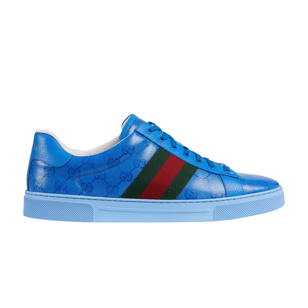 Gucci Ace GG Crystal Canvas - Blue