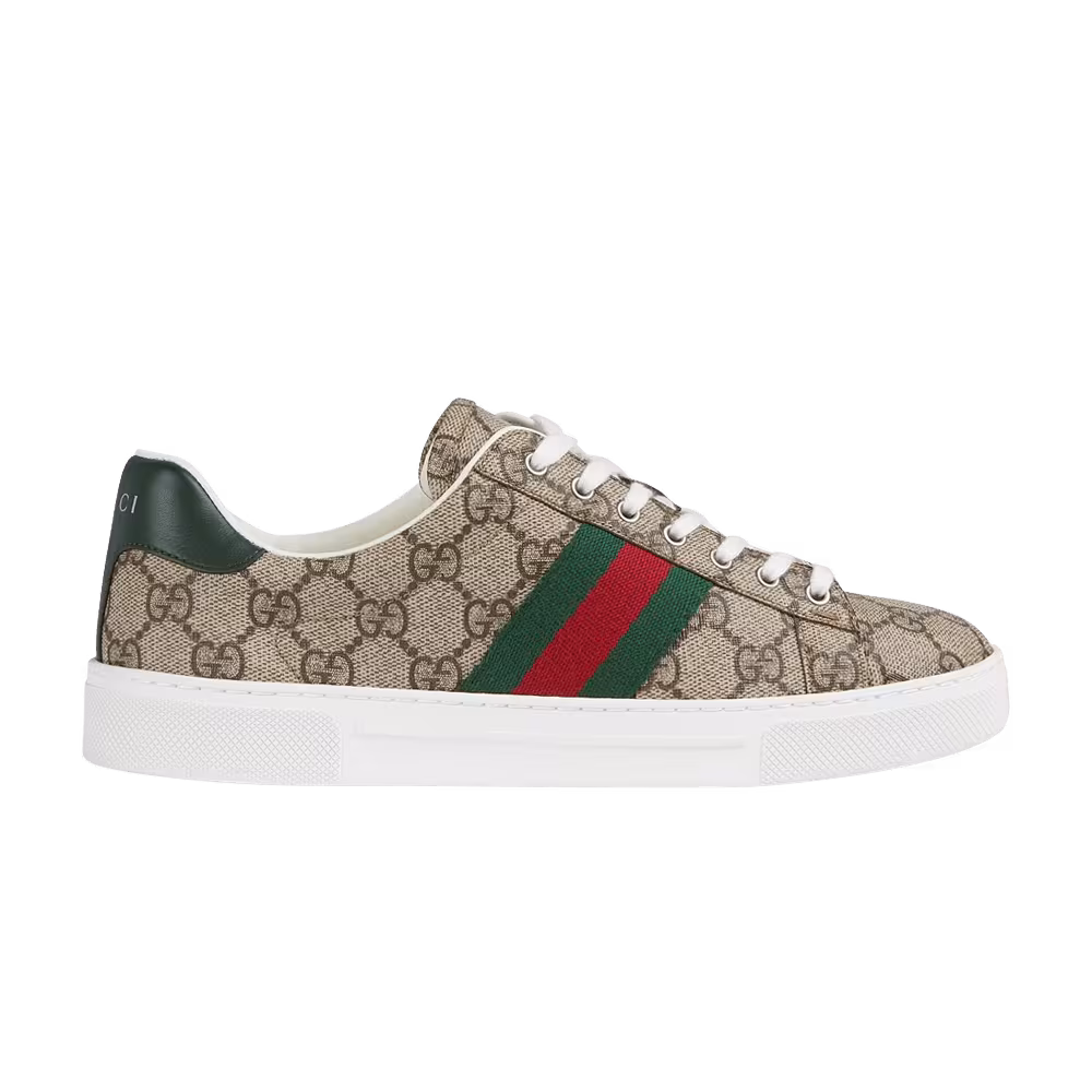 Gucci Women's Ace GG Crystal Canvas - Beige