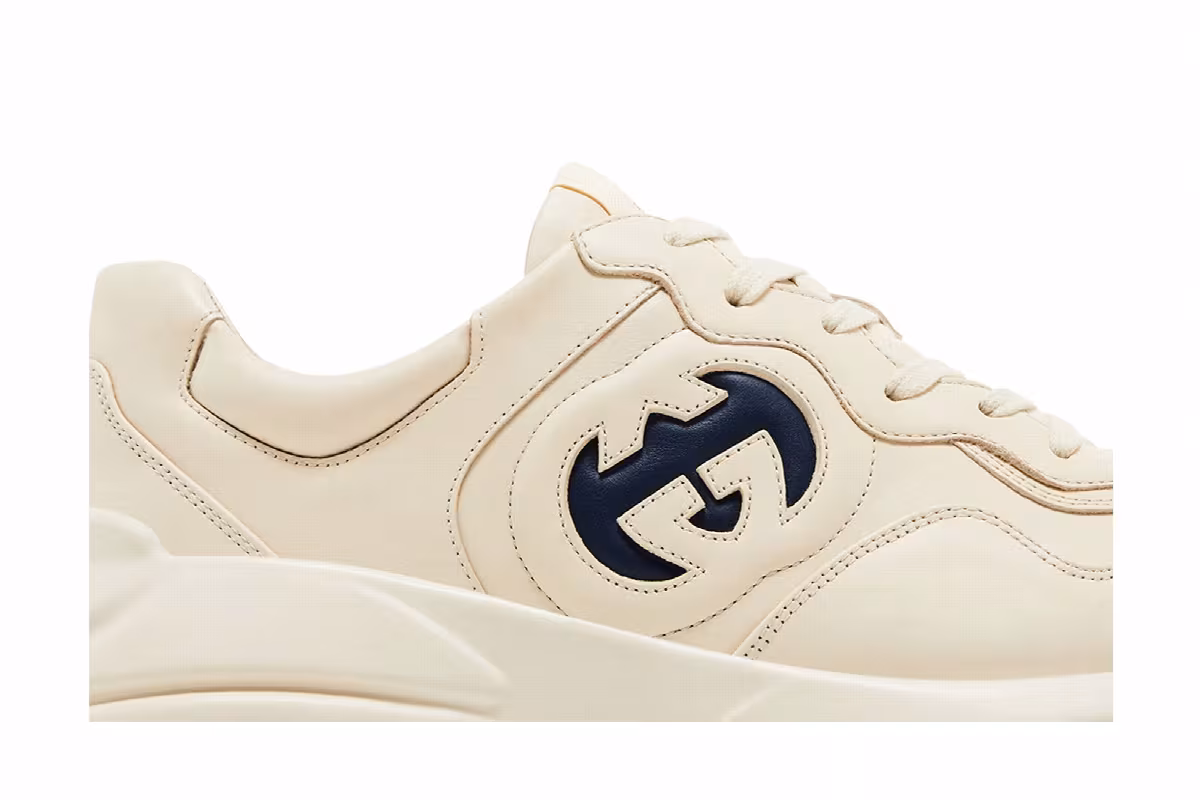 Gucci Rhyton Interlocking G - Ivory Blue, view 3