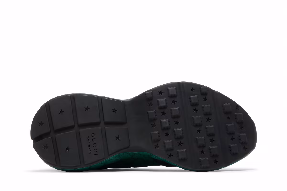 Gucci GG Rhyton Green Black Monogram, view 5