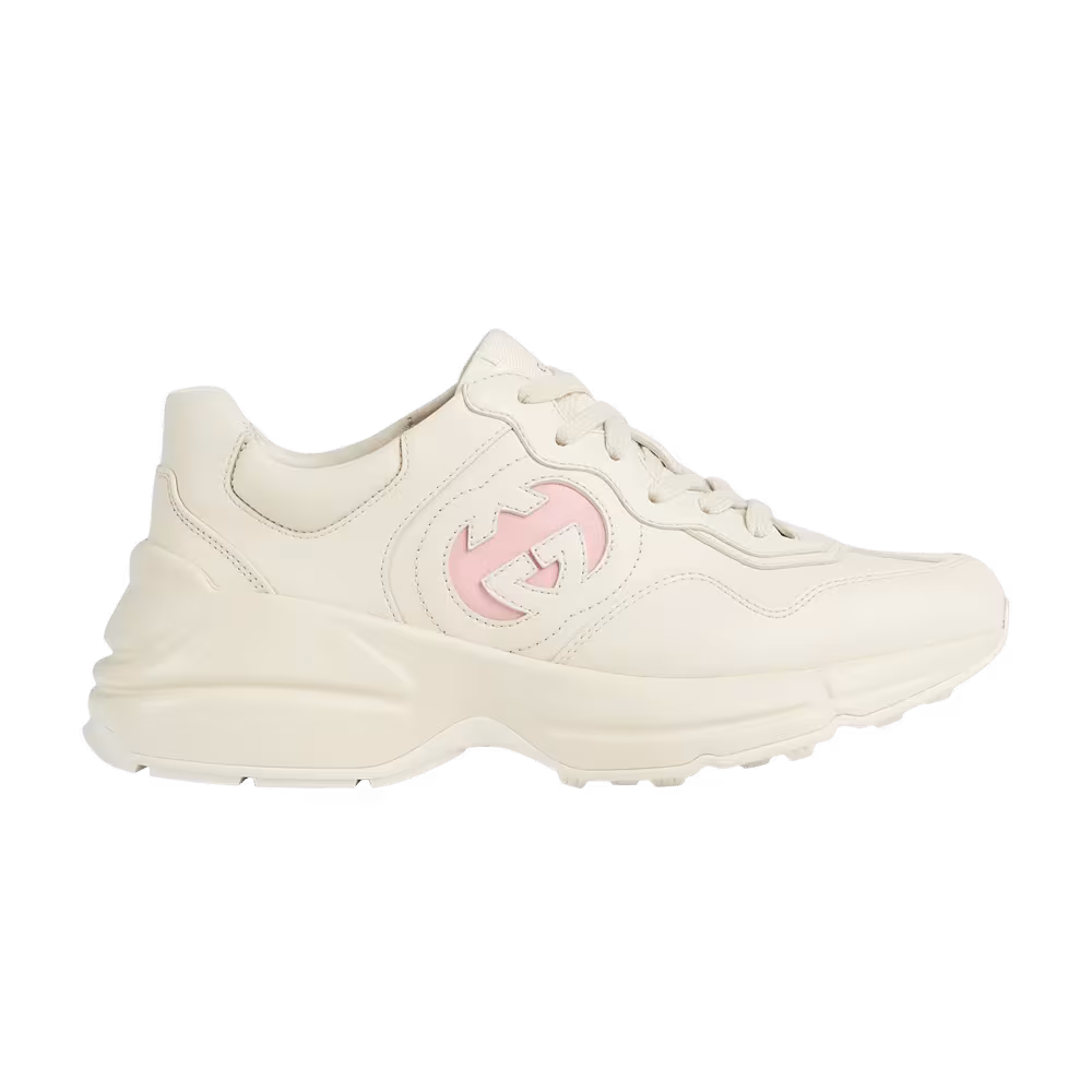 Gucci Women's Rhyton Sneaker Ivory Wild Rose