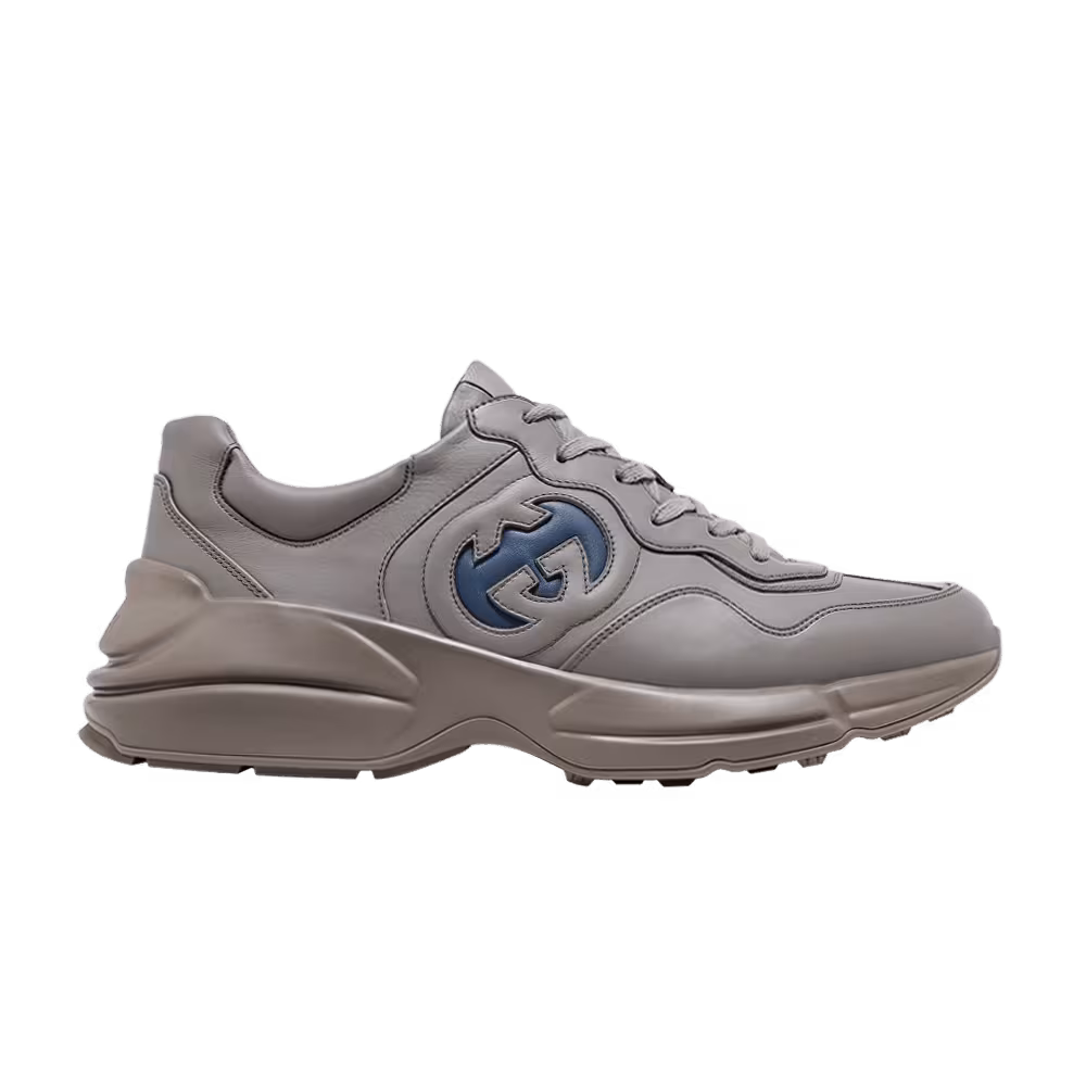 Gucci Rhyton Interlocking G - Dusty Grey Aqua Blue